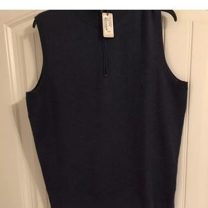 Peter Millar Crown Comfort Blue 1/4 Zip Vest